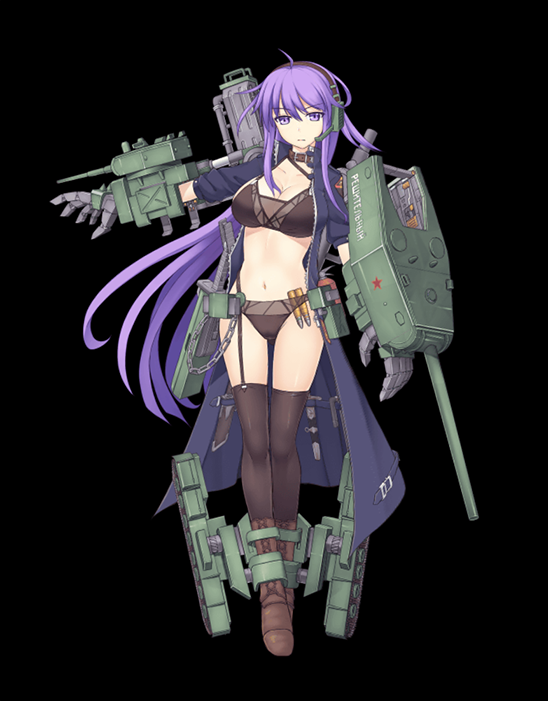 KV-4 (Moskvin) illustration captured from her Live2D